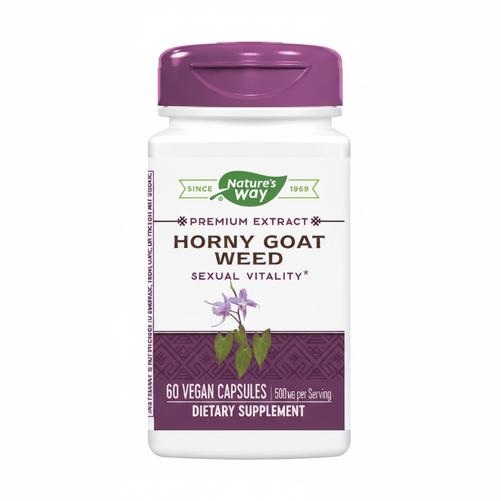 Horny Goat Weed, 60 Vcaps, 500 mg.