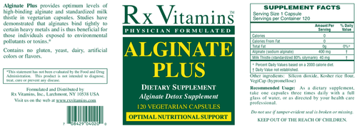 Alginate Plus, 400mg, 120 vcaps