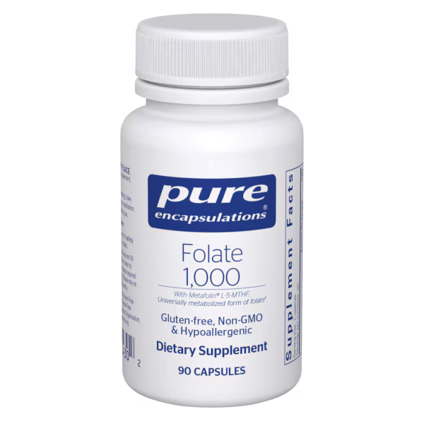 Folate 1000, 1000mcg, 90 caps