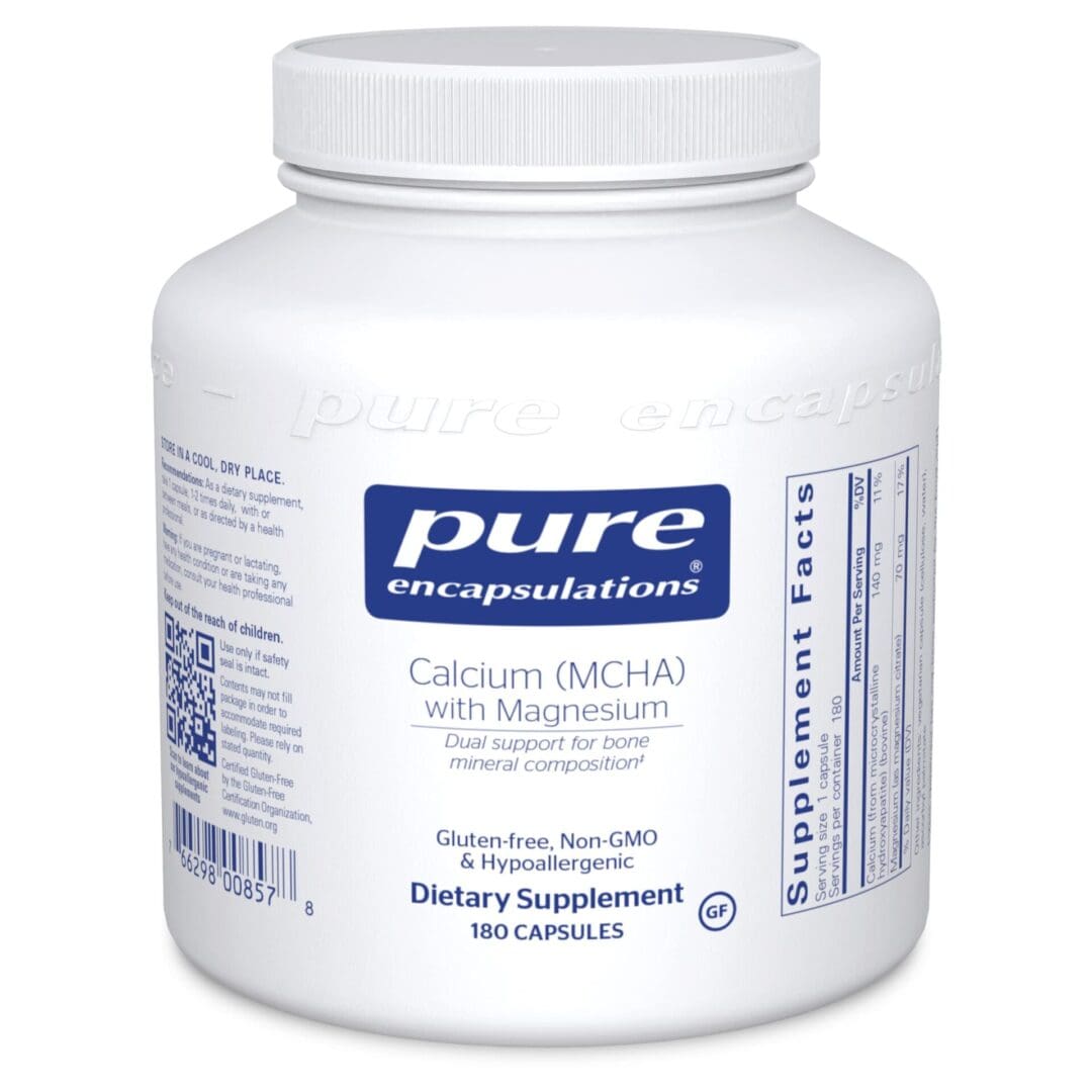 Calcium (MCHA) with Magnesium, 180 caps