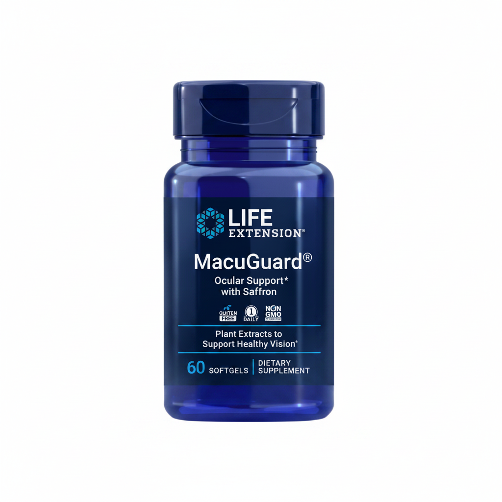 MacuGuard® Ocular Support with Saffron, 60 Gels