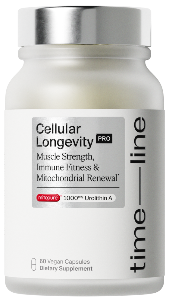 Cellular Longevity PRO, Mitopure® (Urolithin A) 1000 mg — 60 Capsules by Timeline