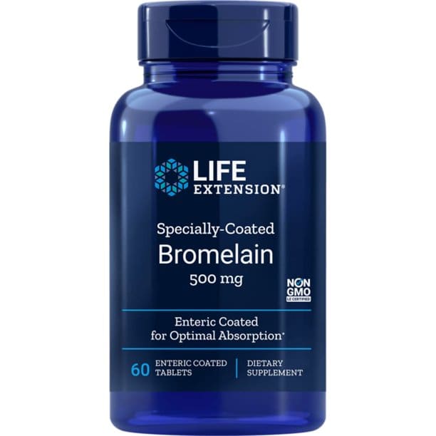 Specially Coated Bromelain 60 tabs