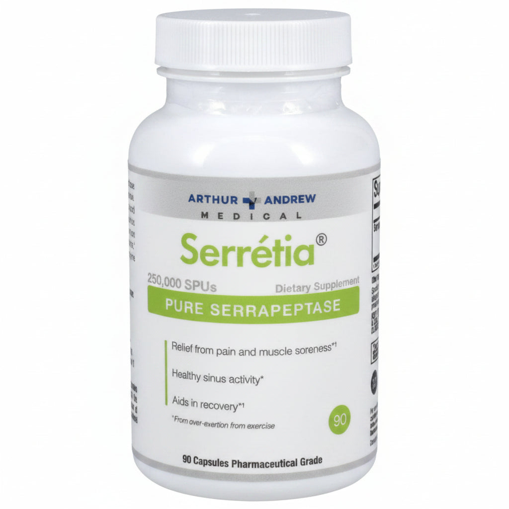 Serretia, Pure Serrapeptase, 250,000 SPUs, 90 Capsules