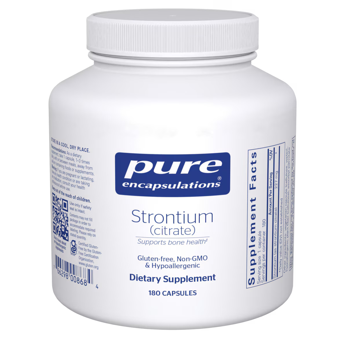 Strontium (Citrate) 180 Vegetable Capsules