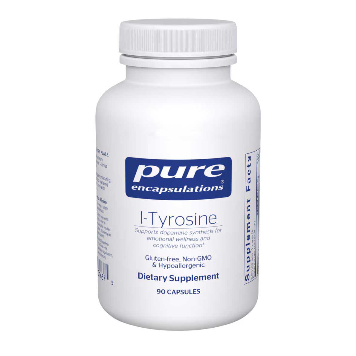Tyrosine, 500mg, 90 Vegetable Capsules