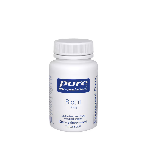 Biotin, 8mg, 120 vcaps