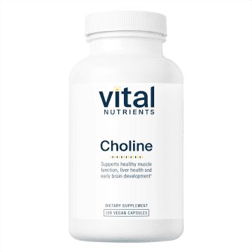 Choline, 225mg/cap, 120 caps