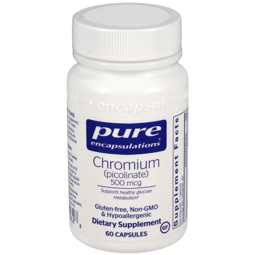 Chromium Picolinate, 500mcg, 180 caps