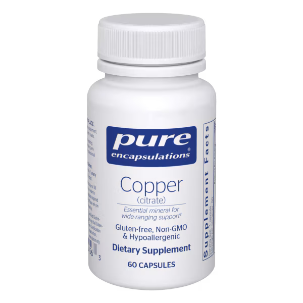Copper (citrate), 2mg, 60 caps