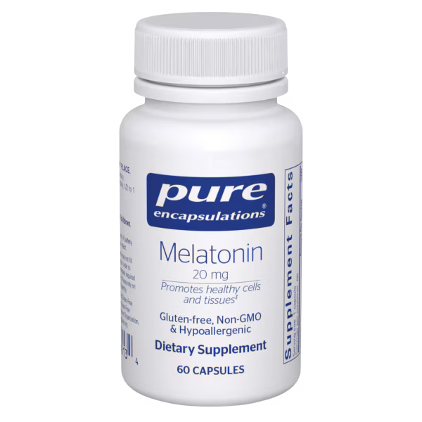 Melatonin 20 mg. 60 Vegetable Capsules