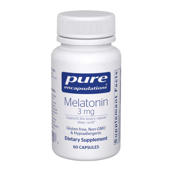 Melatonin 3 mg. 60 Vegetable Capsules