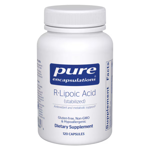 R-Lipoic Acid (Stabilized), 100mg, 120 Capsules