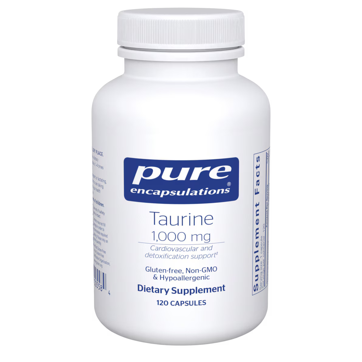 Taurine 1000 mg 120 Vegetable Capsules